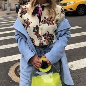 ba&sh Floral Feliz Blouse